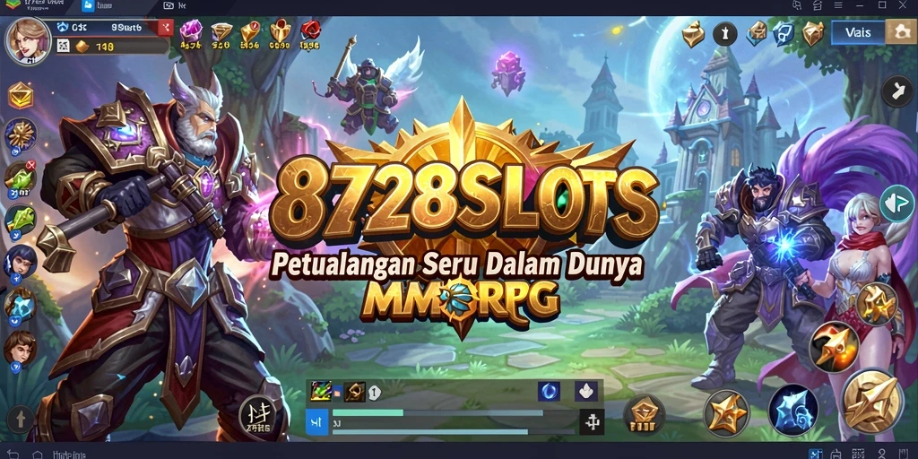 Tampilan gameplay seru di dunia fantastis 8728SLOTS.