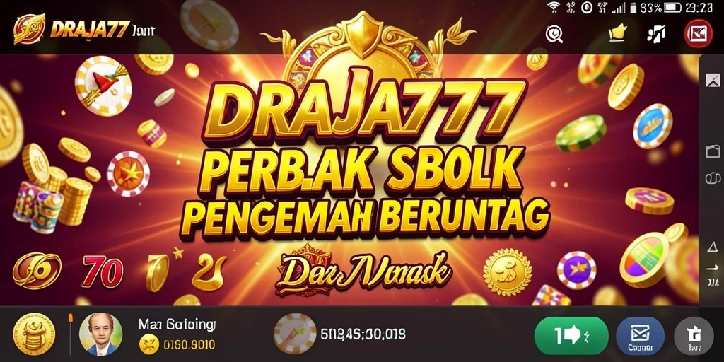 Tampilan gameplay DRAJA777 yang menakjubkan dan mendebarkan.