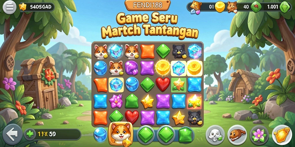 Gameplay seru dengan kombinasi warna-warni di FENDI188.