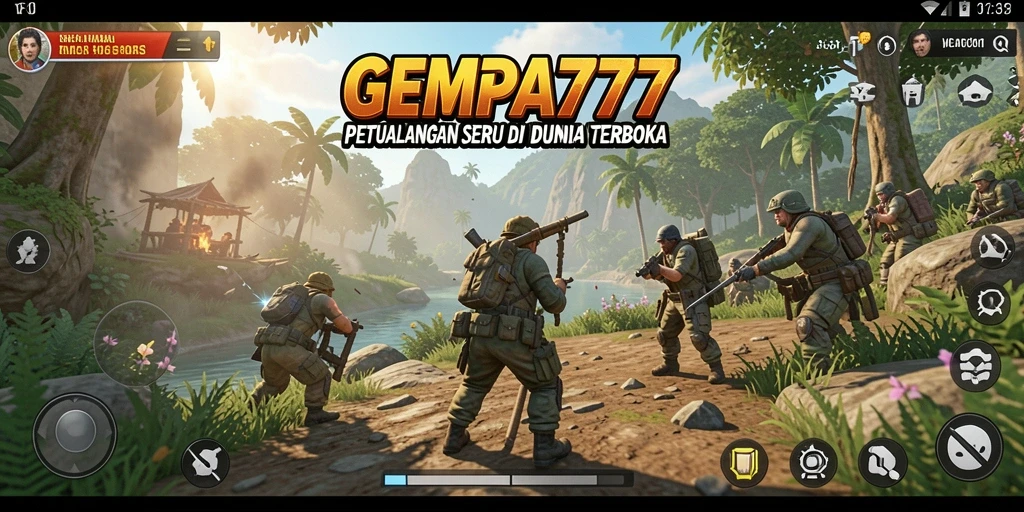 Tampilan gameplay <strong>GEMPA777</strong> yang menakjubkan di dunia terbuka.