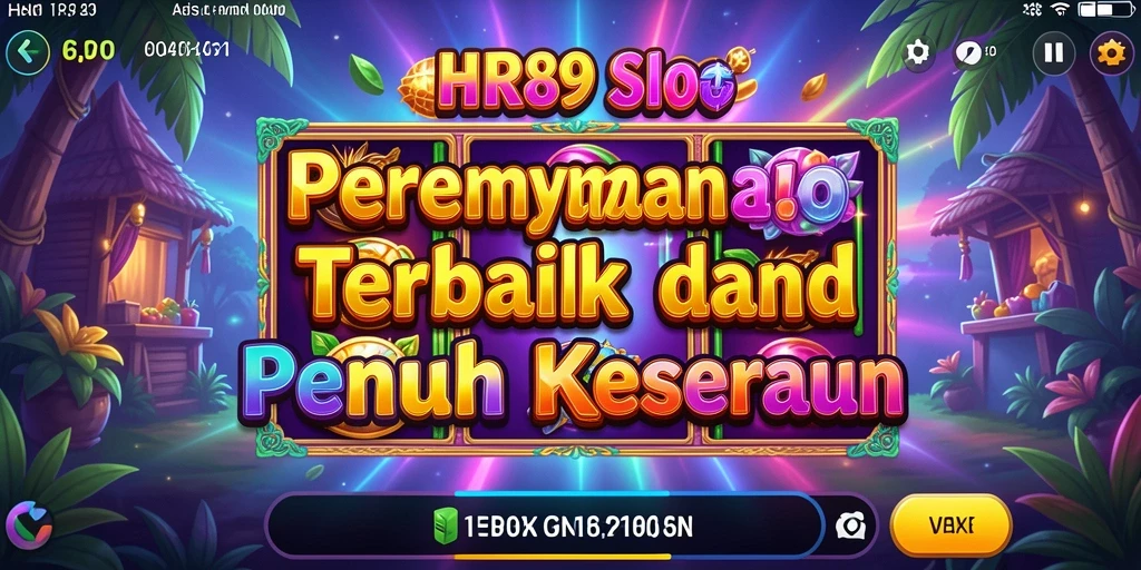 Tampilan gameplay HR89 yang mendebarkan dan penuh warna.