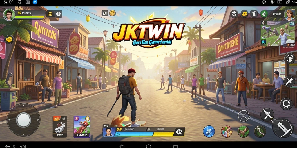Screenshot gameplay JKTWIN yang menunjukkan keseruan permainan Casual.