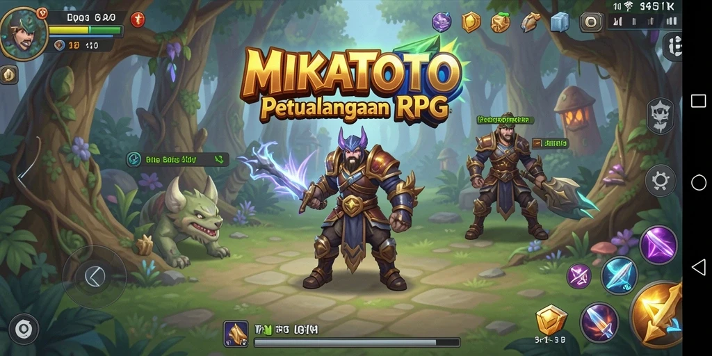 Tampilan gameplay seru dan menarik di dunia RPG.