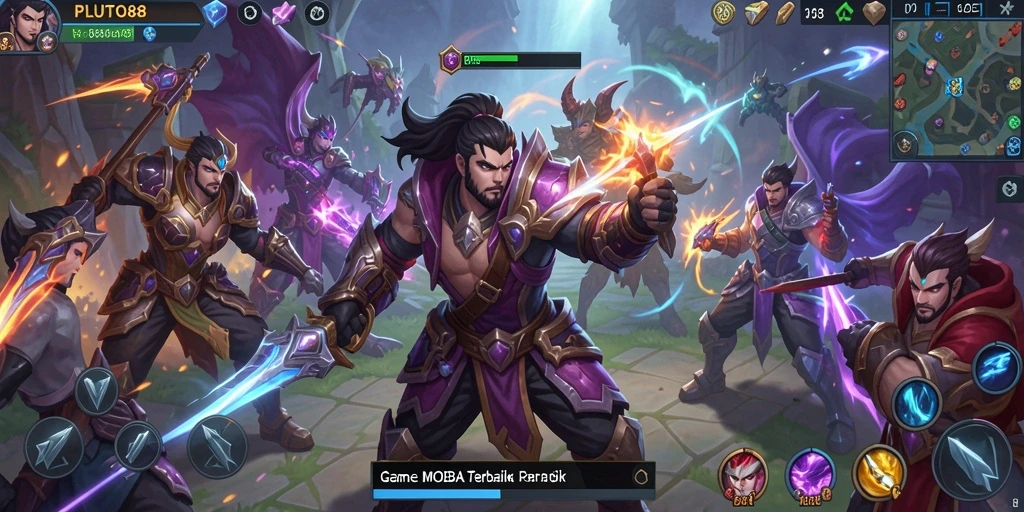 Gameplay epik dan pertarungan strategis di PLUTO88.