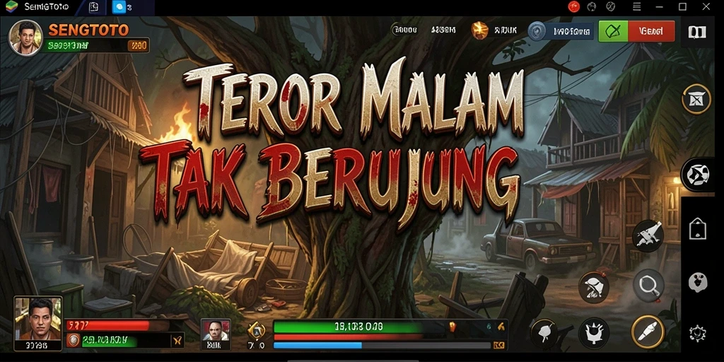 Gameplay SENGTOTO yang menegangkan dan menyeramkan.