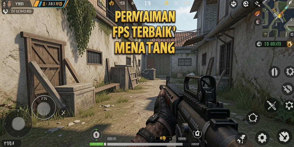 Screenshot gameplay Y89 menampilkan aksi menembak yang mendebarkan.